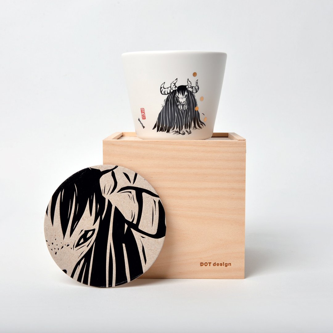 神兽杯-獓狠(冬) - 茶具/茶杯 - 瓷 