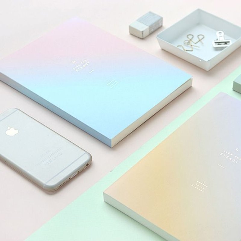 Dessin-Livework-手帐年历-万年历渐层系日志(四个月)-玫瑰,LWK34964 - 笔记本/手帐 - 纸 蓝色