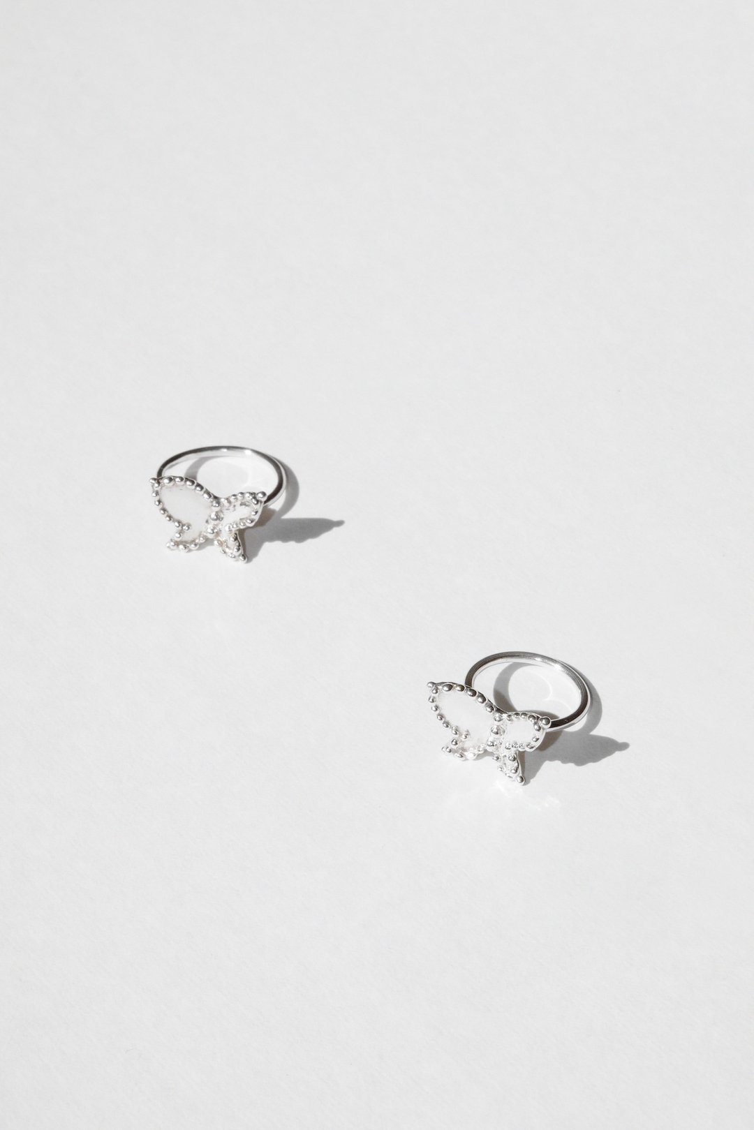 Ediths Butterfly Ring 伊迪丝的蝴蝶戒指 - 戒指 - 纯银 银色