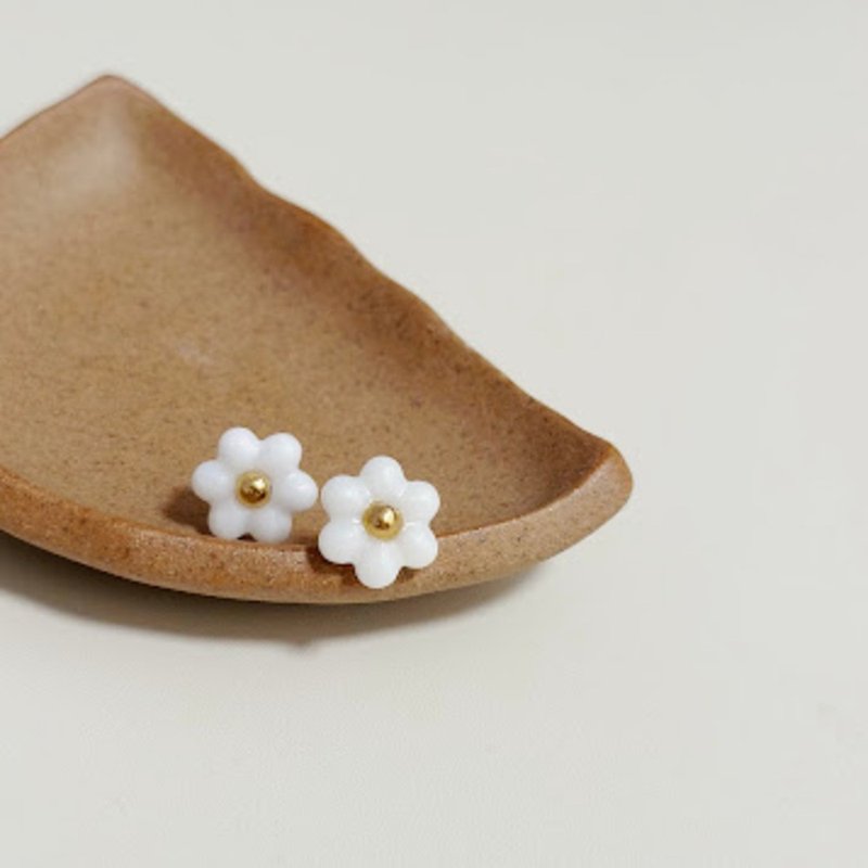 不锈钢 花绽 母乳耳环 - 婴儿饰品 - 不锈钢 