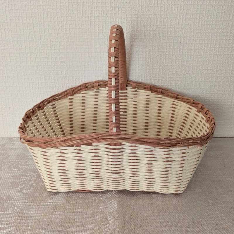 面包小物，一篮收纳 时尚简约 牛奶饼干色系自然风格篮子 面包篮 收纳篮 新生活 手作 - 收纳用品 - 纸 白色
