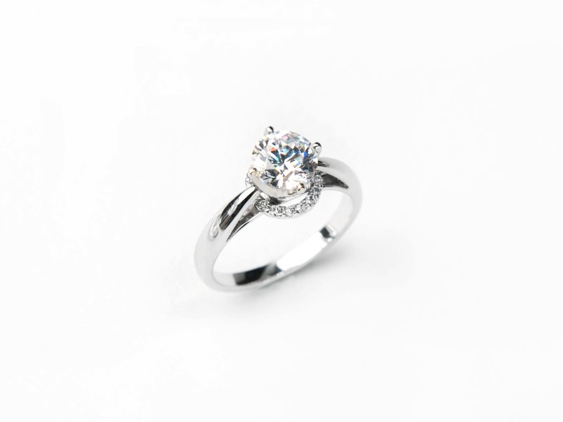 恒心 钻戒/钻石/婚戒/铂金/白金 仅戒台价格 钻石另询 - 戒指 - 钻石 白色