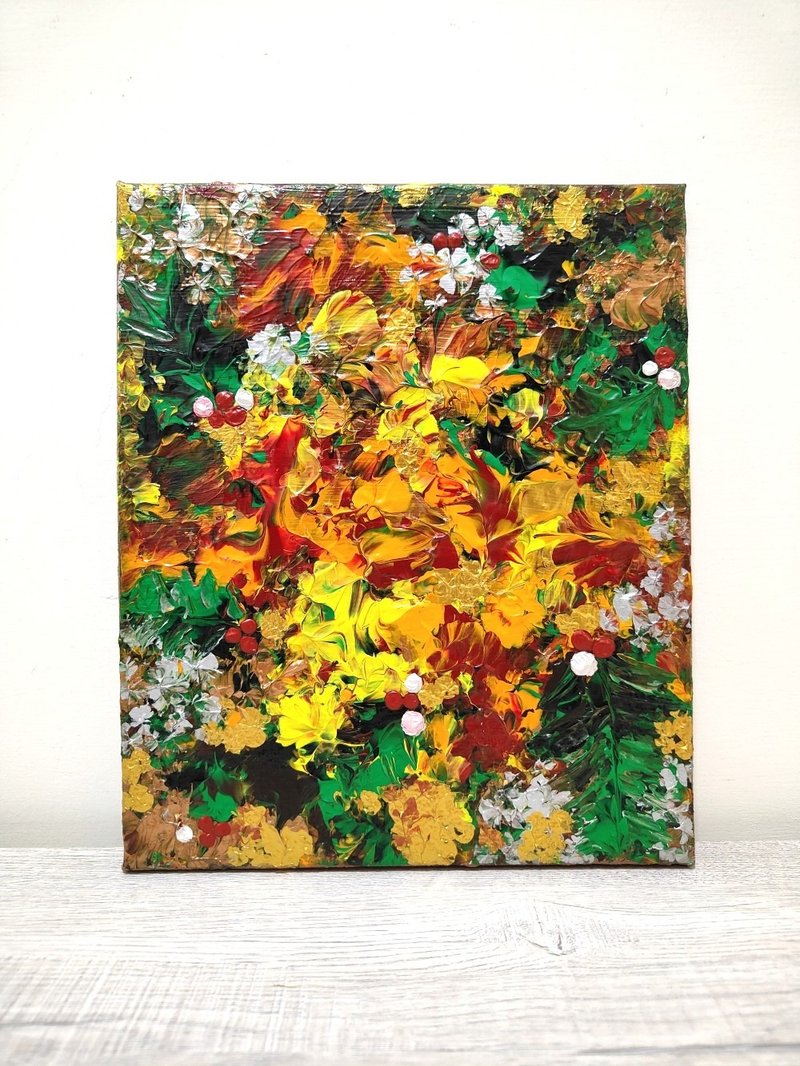 【好一个圣诞节】无框画/挂画/压克力画/原画/圣诞礼物/交换礼物 - 摆饰 - 棉．麻 