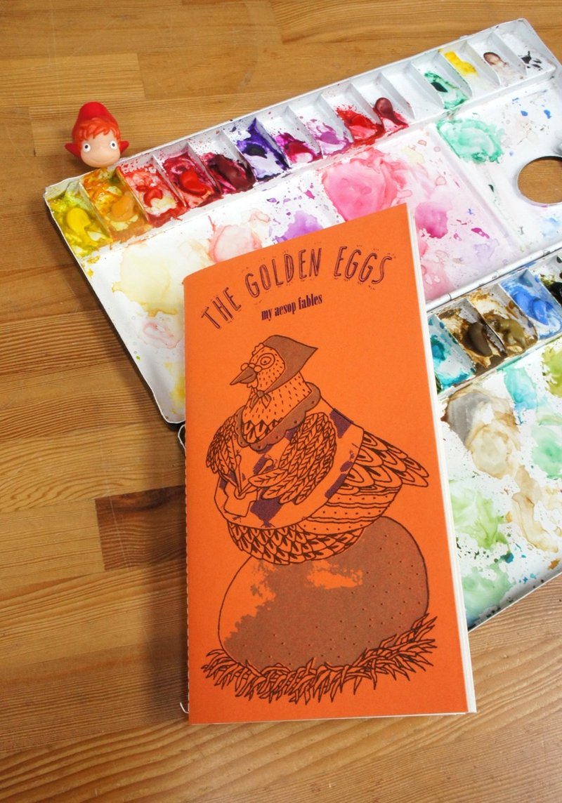 针线球 插画绘图笔记本-水彩、钢笔专用(共有4款) - 笔记本/手帐 - 纸 黄色