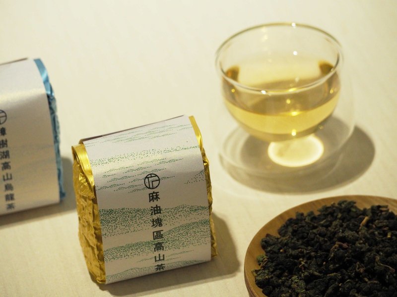 台湾阿里山麻油块区高山乌龙春茶 75g/球 赠储茶罐 - 茶 - 其他材质 金色