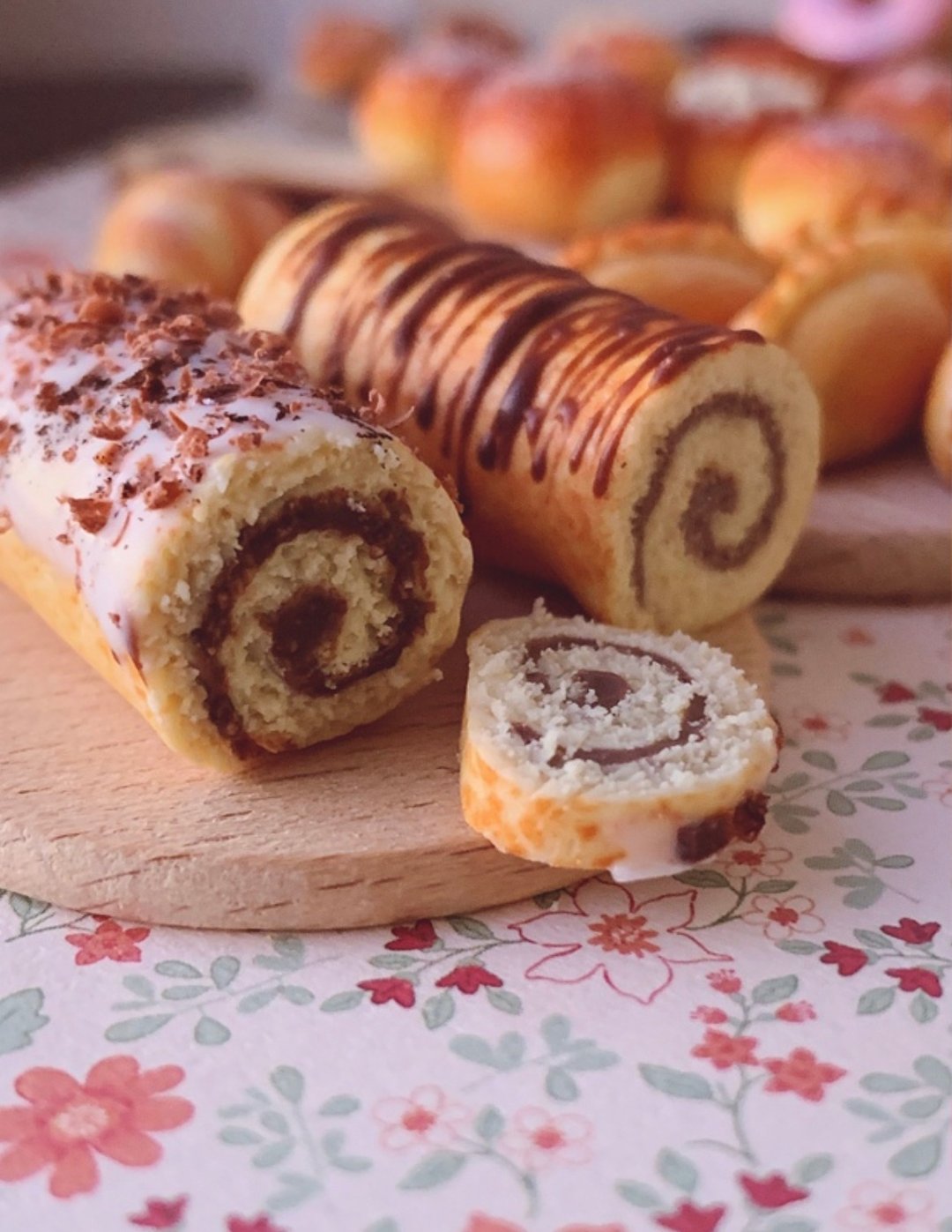 Miniature sweet roll. TUTORIAL polymer clay. Miniature food. Video. Diy clay - 手工艺教程/工具书 - 其他材质 