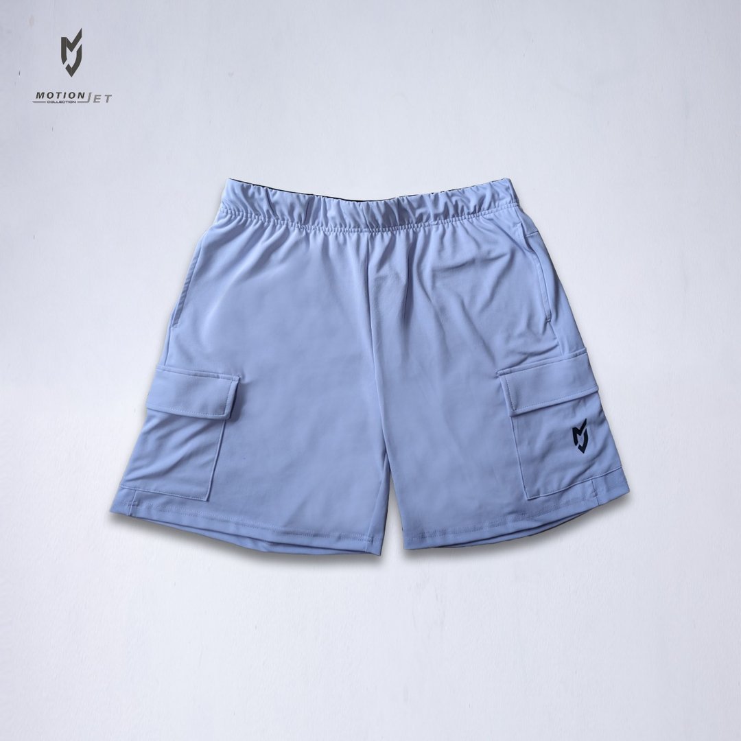 MJP006-MJ 男版机能运动短裤 (浅紫) M-XL - 男装运动裤 - 其他材质 