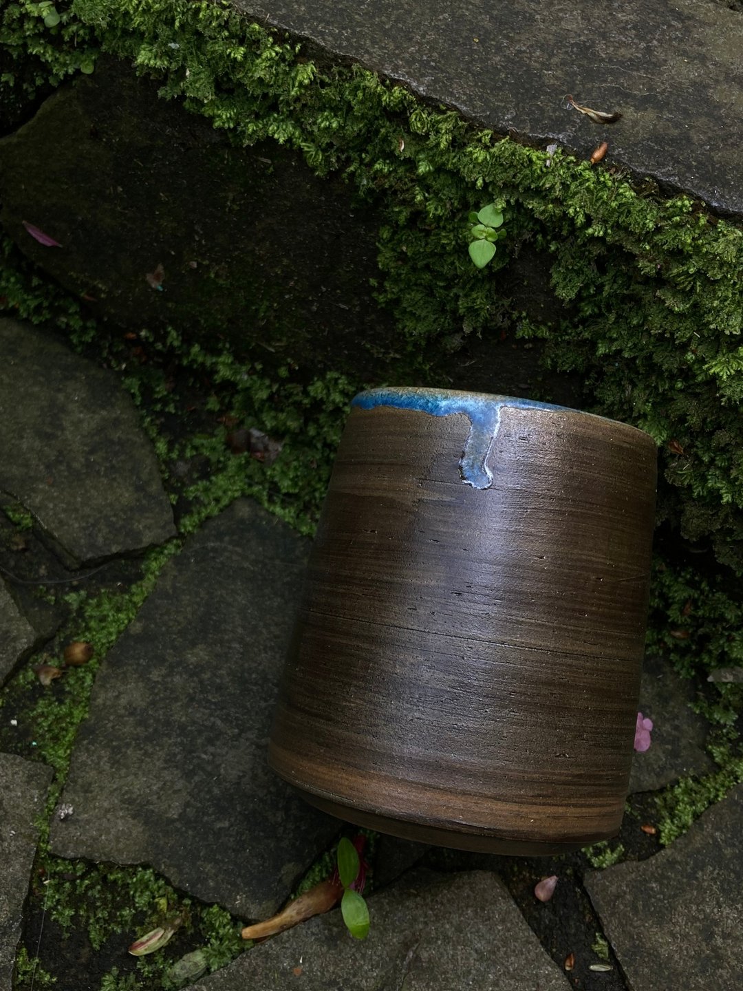 墨蓝结晶茶杯 V - 茶具/茶杯 - 陶 