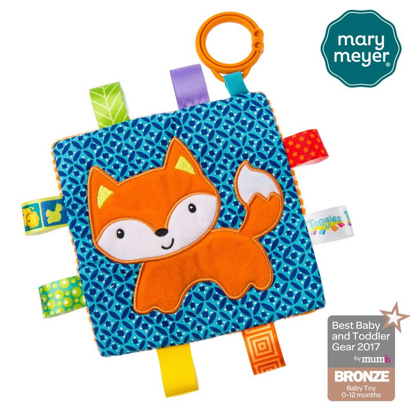 快速出货【MaryMeyer】标签动物安抚沙沙纸-小狐狸 - 玩具/玩偶 - 棉．麻 蓝色