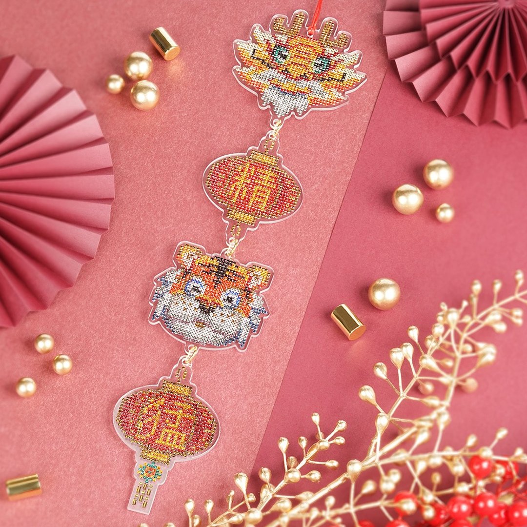 Rhinestone Craft 农历新年挂饰系列 | SET - H - 其他 - 其他材质 红色