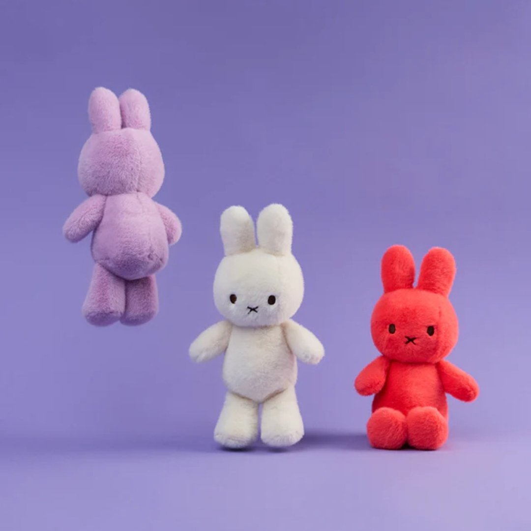 24H 出货 BON TON TOYS Miffy 米菲兔环保毛绒玩偶 -18cm(3 色) - 玩偶/公仔 - 聚酯纤维 多色
