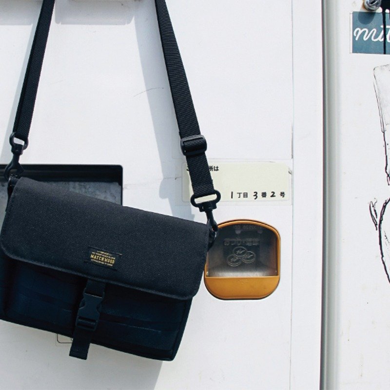 热销经典小包 工装帆布包 防水小物袋 Sacoche  Switch收纳包 黑 - 侧背包/斜挎包 - 防水材质 黑色