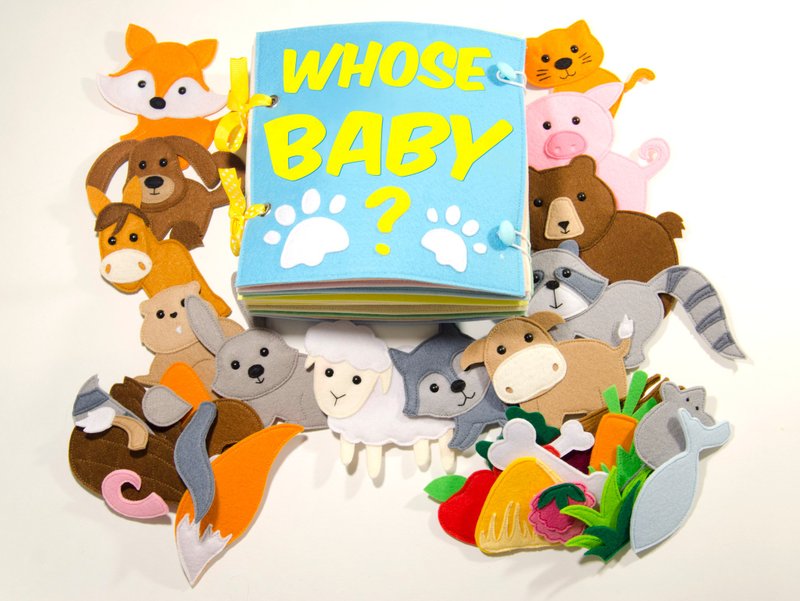 PDF Pattern and Tutorial, Quiet book Whose baby - 手工艺教程/工具书 - 其他材质 