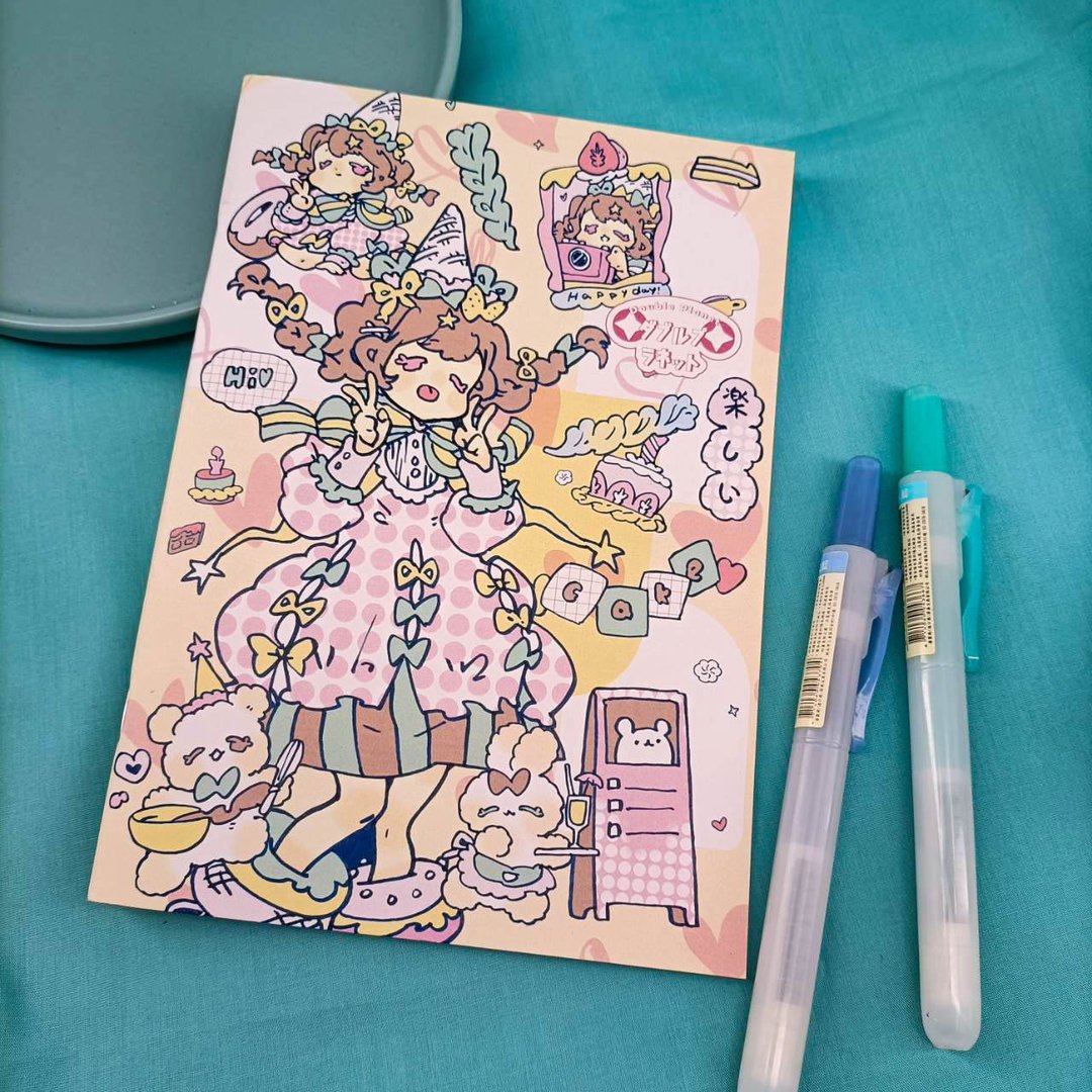 DP049_双星樂園空白筆記本C /blank notebook C - 笔记本/手帐 - 纸 多色