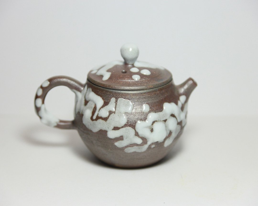 雲海 志野 壺 - 茶具/茶杯 - 陶 