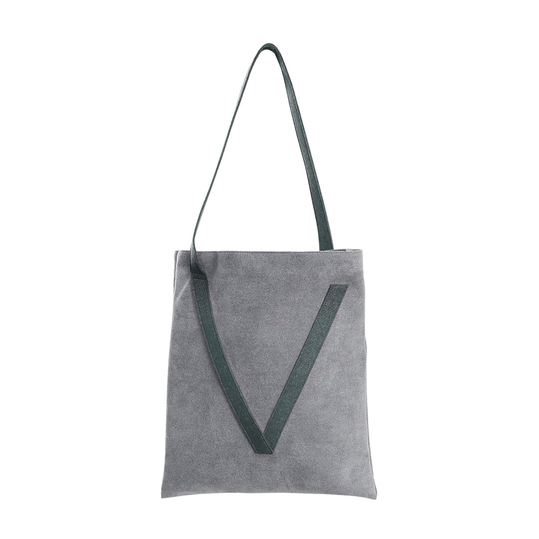 【Camouflage系列】V bag 单肩包 绿色 - 侧背包/斜挎包 - 其他人造纤维 灰色