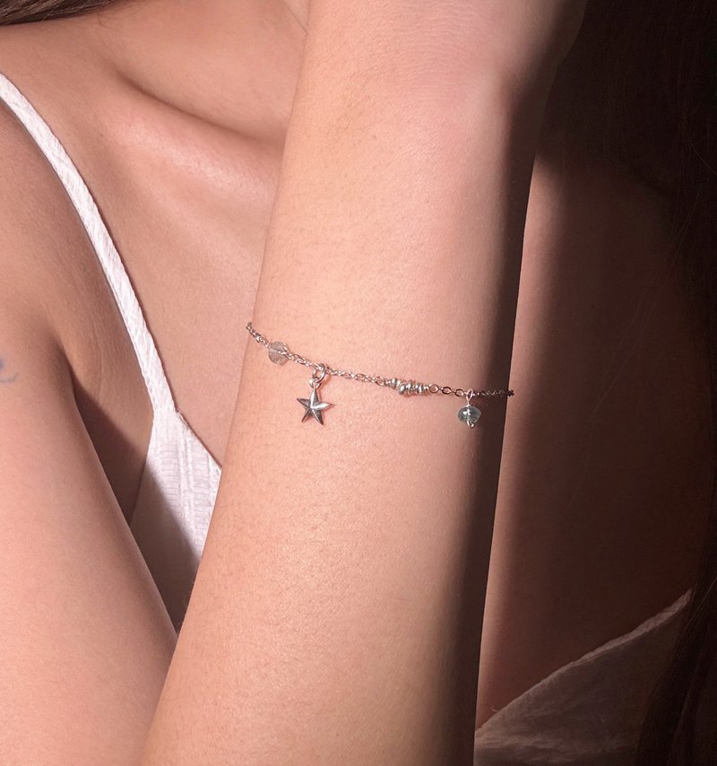 夜航者的流星 - 手链/手环 - 半宝石 银色