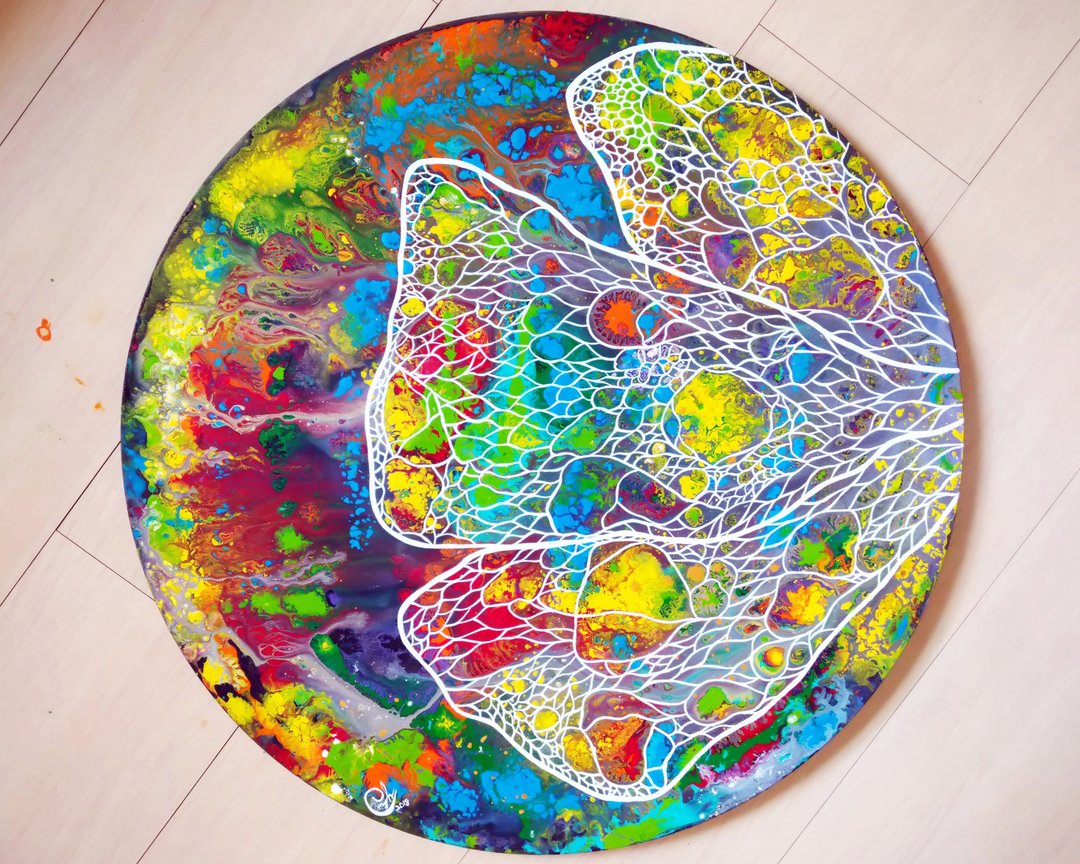 蝴蝶绘画－像蝴蝶一样生活 14 - 订制画像 - 棉 多色