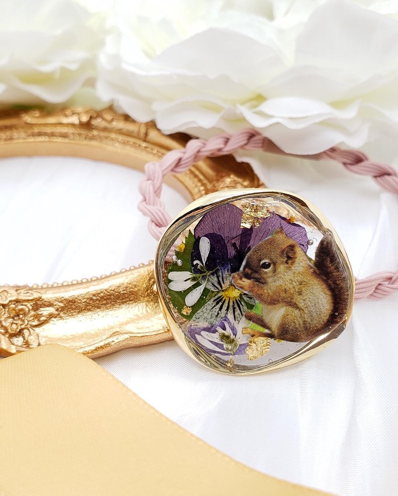 动物花园橡筋 - 发饰 - 植物．花 多色