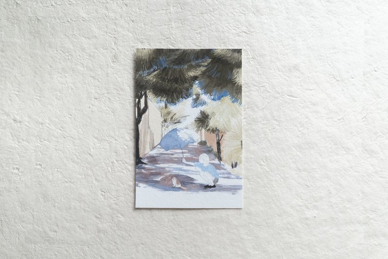 Mini Art Prints | Under The Tree - 卡片/明信片 - 其他材质 