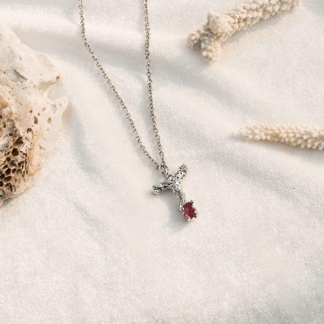 Alphabet pendant T letter - 项链 - 铜/黄铜 