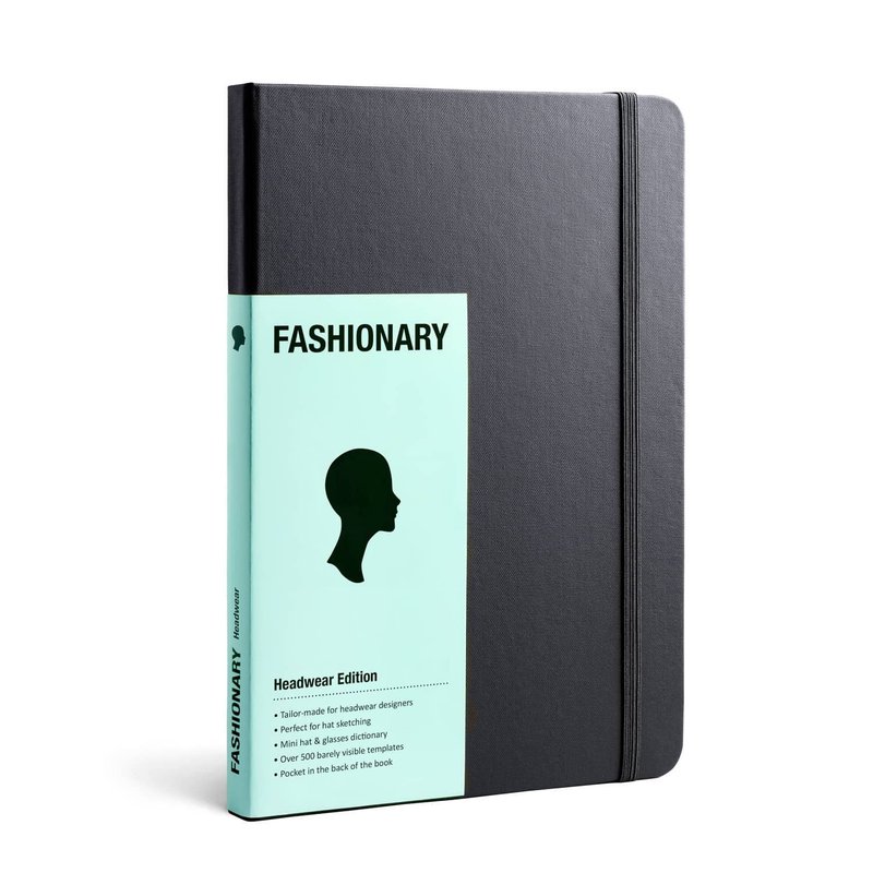 FASHIONARY手绘本/ 帽版/ A5/ 黑 - 笔记本/手帐 - 纸 黑色