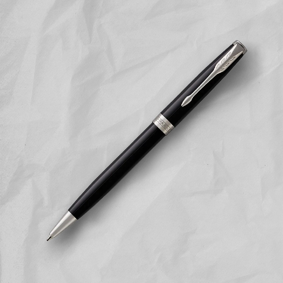 PARKER 派克 卓尔系列 丽雅黑白夹 原子笔 免费刻字 - 圆珠笔/中性笔 - 其他金属 黑色