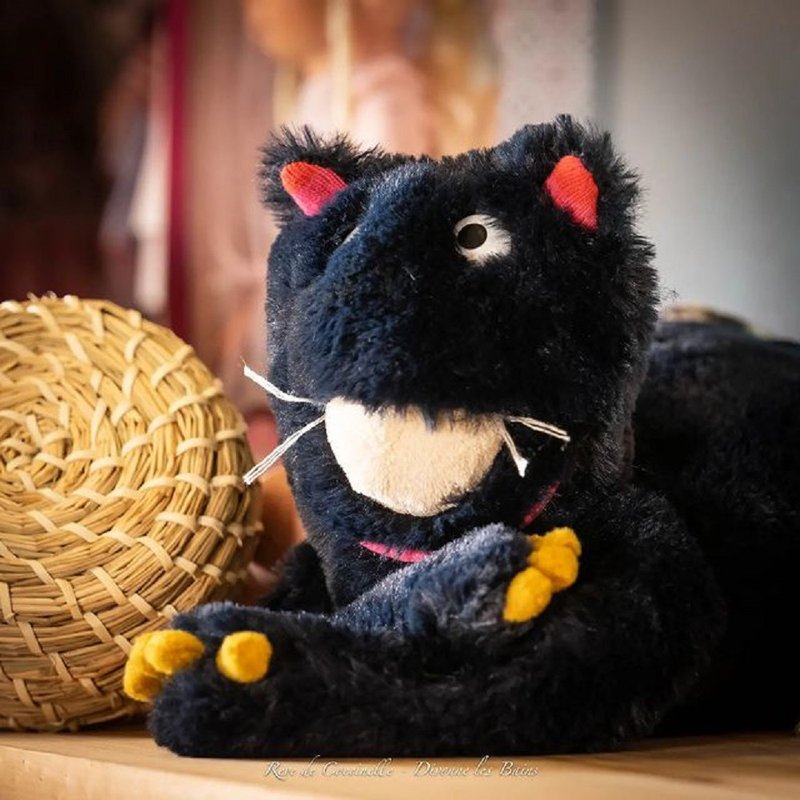 法国 Moulin Roty 蓝色夜猫 50cm - 玩具/玩偶 - 其他材质 蓝色