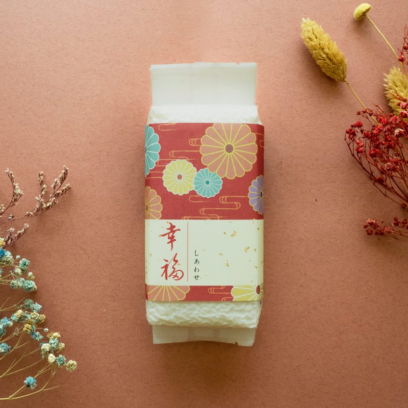 囍米礼盒【幸福花嫁】喜米 婚礼小物 桌上礼 二进礼 位上礼 - 五谷杂粮/米 - 新鲜食材 红色