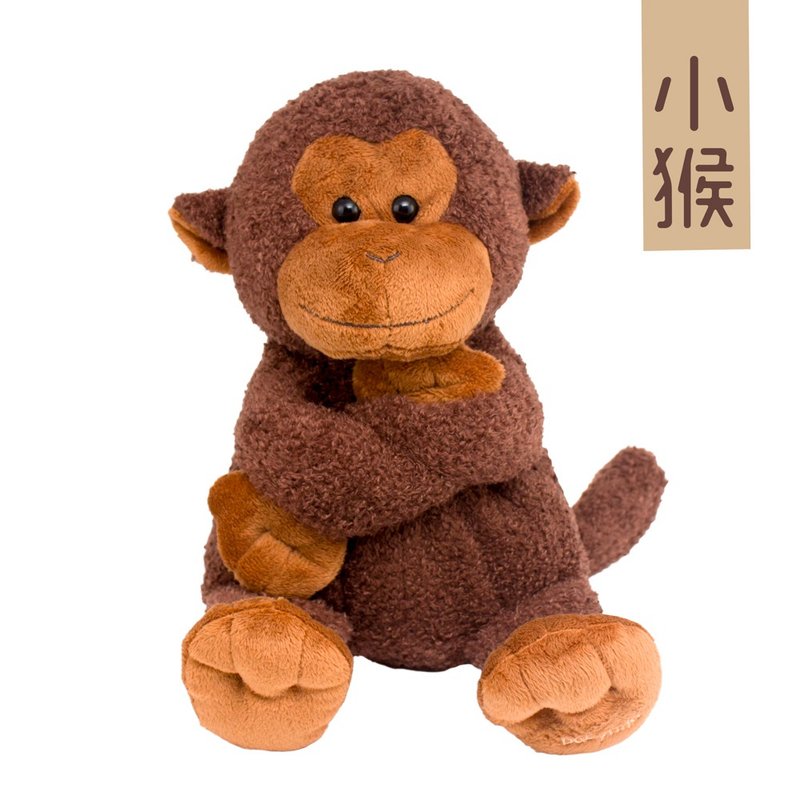【hipopipo小西波 - 森林派对系列】小猴动物造型布偶 - 玩具/玩偶 - 其他人造纤维 