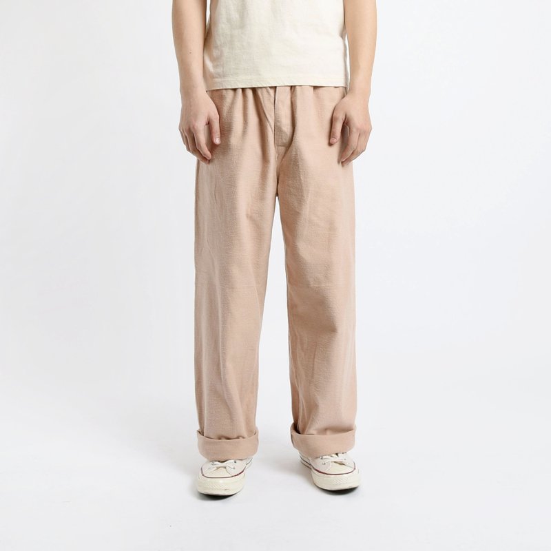 希腊公发陆军法兰绒睡裤 / Vintage 古着 - 男士长裤 - 其他材质 粉红色