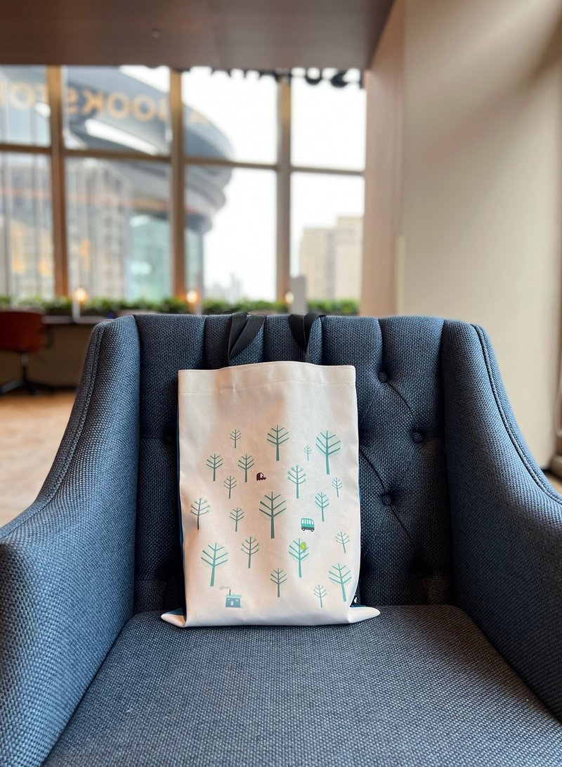 侧背包-北欧系列-森林 - 侧背包/斜挎包 - 聚酯纤维 蓝色