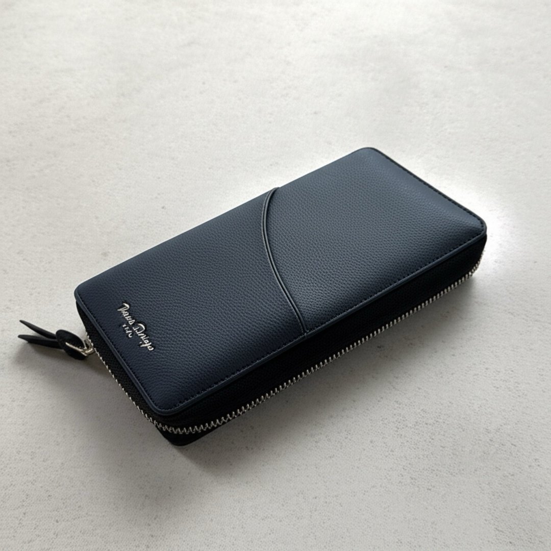 Tosca | Navy Phone Wallet -手机银包 皮夹 商用 真皮 护照 卡套 - 皮夹/钱包 - 真皮 