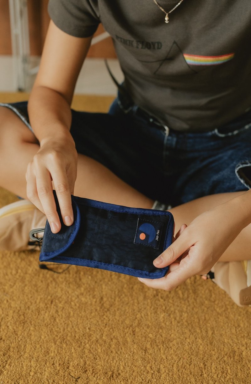 Japfac Glasses Bag Navy - 眼镜/眼镜框 - 尼龙 蓝色