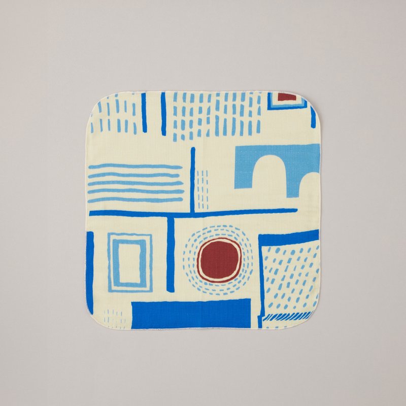 二重纱手帕 / 相缝黄 - 手帕/方巾 - 棉．麻 多色