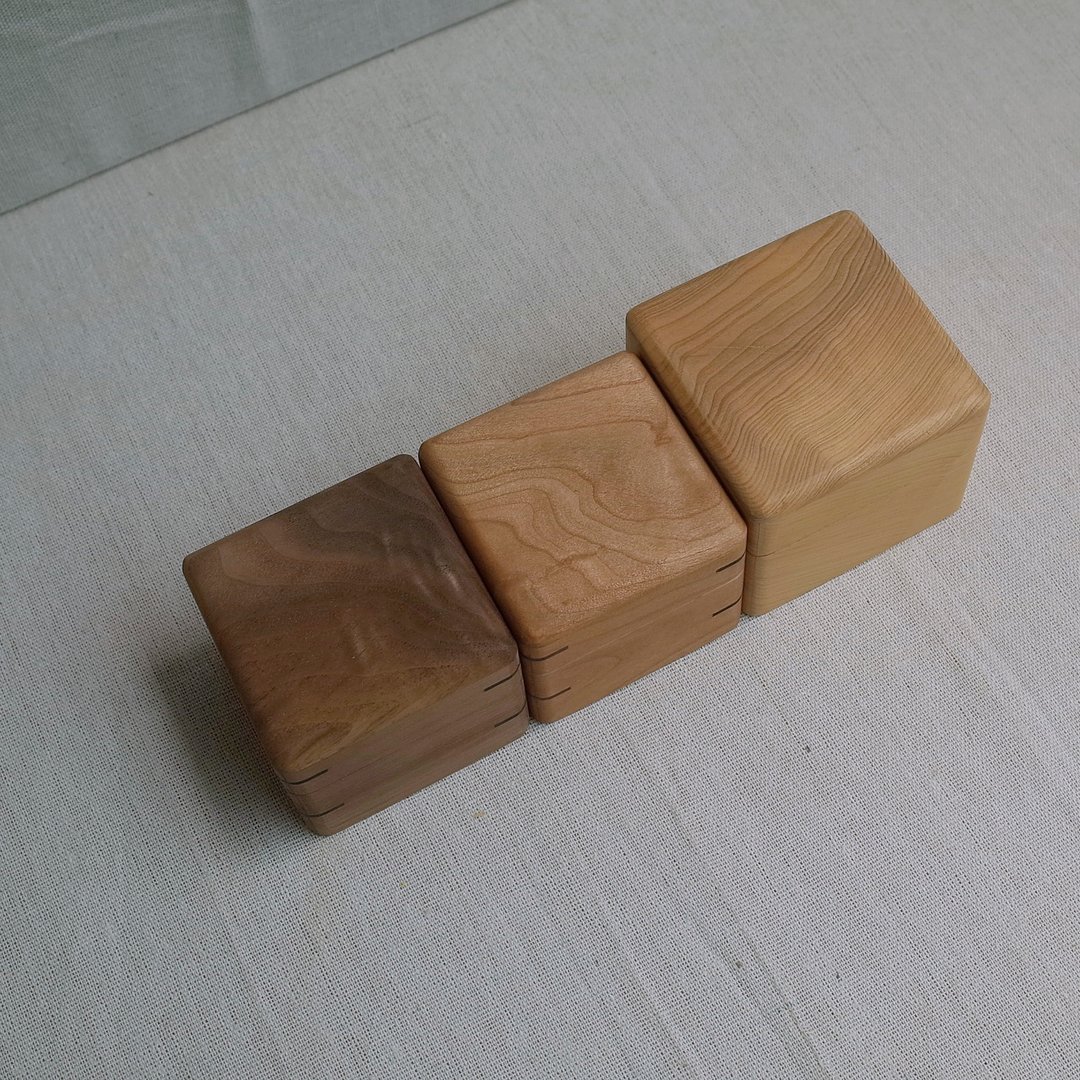 方型戒指盒 - 其他 - 木头 