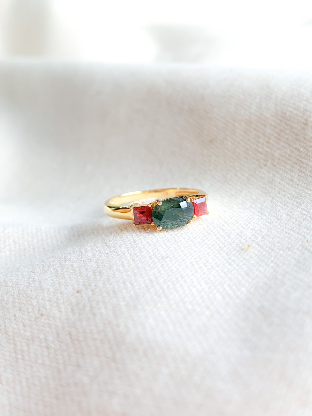 Amelia Ring - 戒指 - 纯银 金色