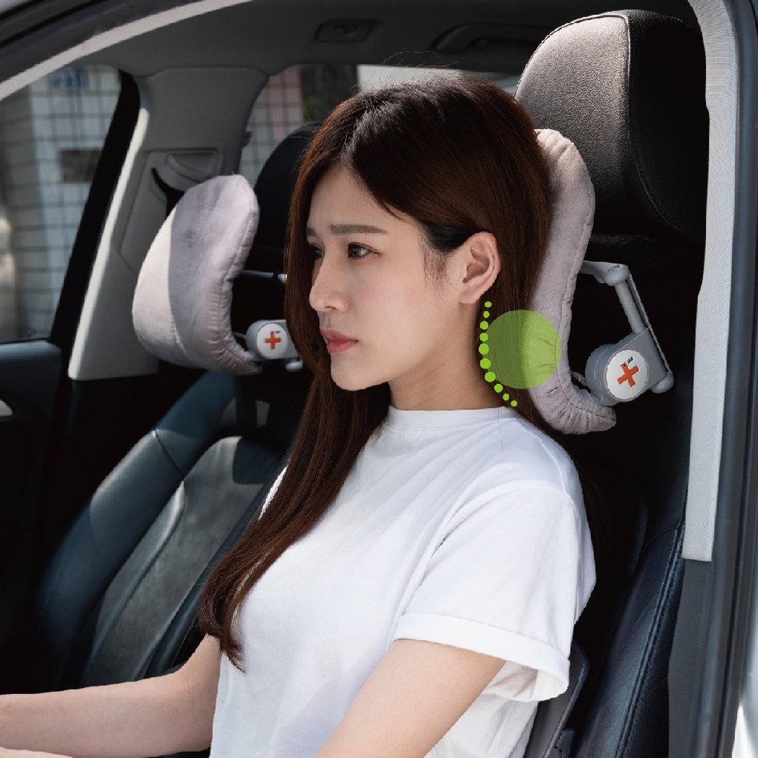 4Neck Support 健颈托 汽车座椅专用颈枕 - 颈枕/旅行枕 - 尼龙 灰色