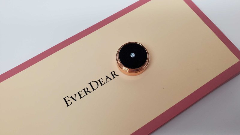 EverDear 定制化礼物 头发钻石 情侣搭配产品 圣诞温暖纪念品 - 项链 - 宝石 多色