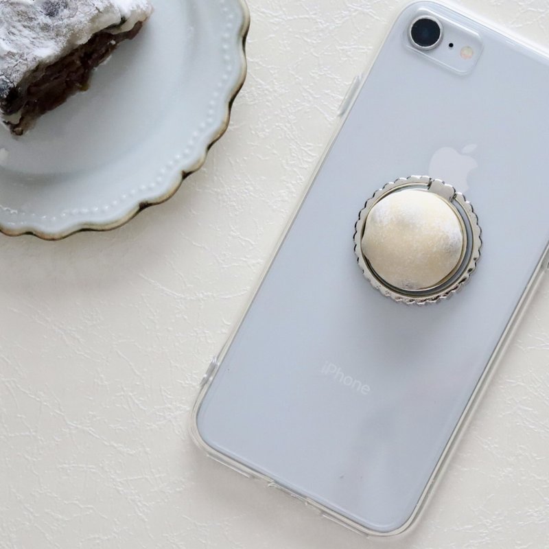 Mame Daifuku smartphone ring that looks like the real thing - 手机配件 - 粘土 白色
