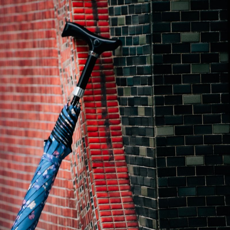 长者专用 拐杖长遮 可调校高度 香港人手制造 遮骨永久保养 - 雨伞/雨衣 - 其他材质 