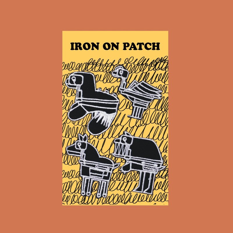 Iron on patch - 其他 - 其他金属 黑色