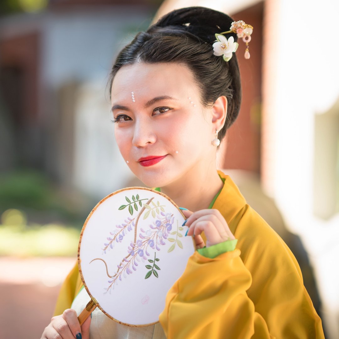 总是诗发簪 - 发饰 - 铜/黄铜 白色