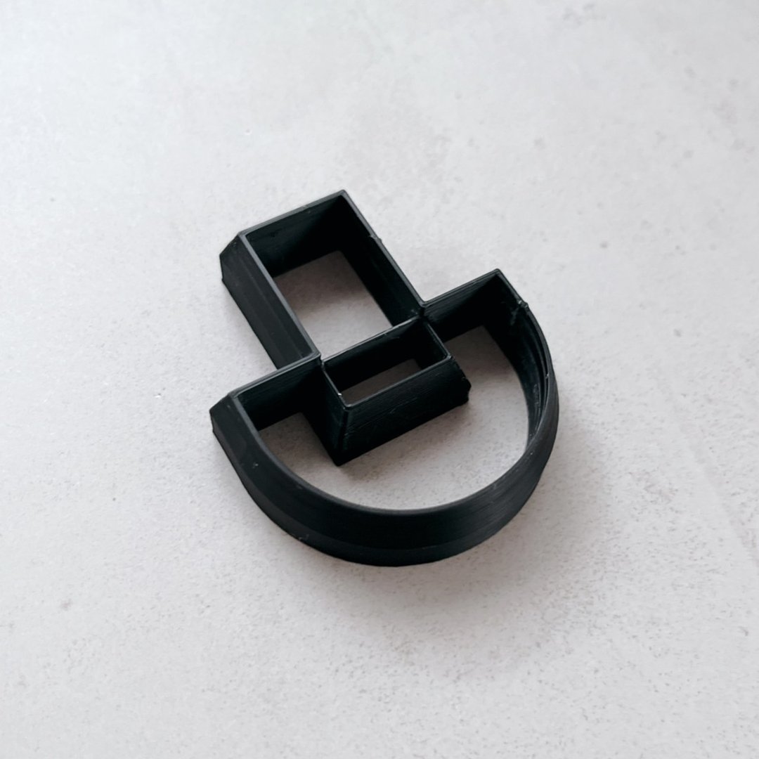1 point // Clay cutter Polymer clay Polymer clay cutter Cookie type 3D printer D - 零件/散装材料/工具 - 塑料 黑色