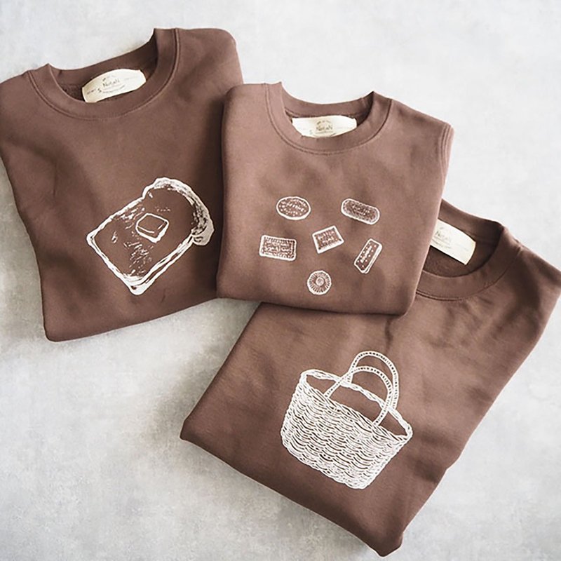 Stretch Sweat Brown Kids - 童装上衣 - 棉．麻 咖啡色