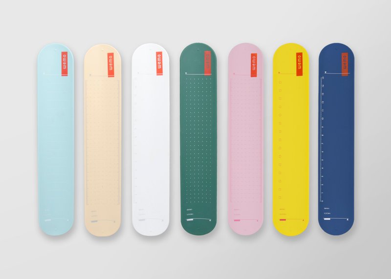 WEMO BAND 穿戴式笔记 - 便条纸/标签贴 - 硅胶 多色