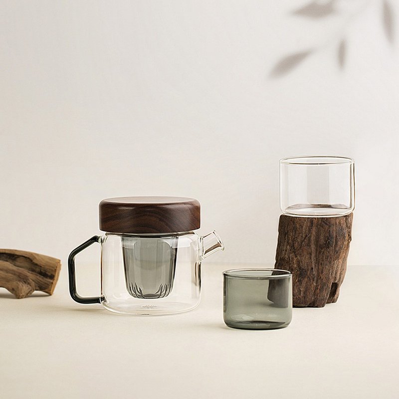 木笙大盖壶。礼盒组【圣诞礼盒】 - 茶具/茶杯 - 玻璃 咖啡色