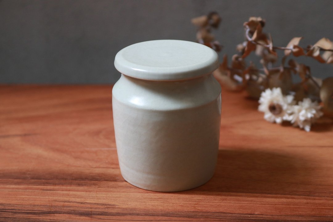 淡蓝梅灰小茶仓 - 茶具/茶杯 - 瓷 