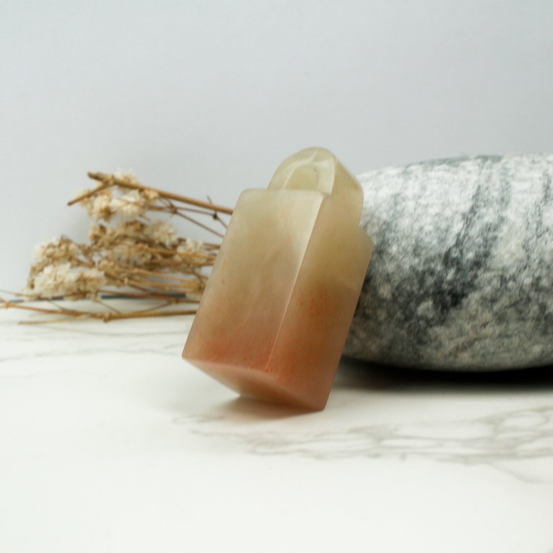 客制化手工印章-|老挝石钮 1.6x1.7 CM|手工篆刻印章 - 印章/印台 - 石头 