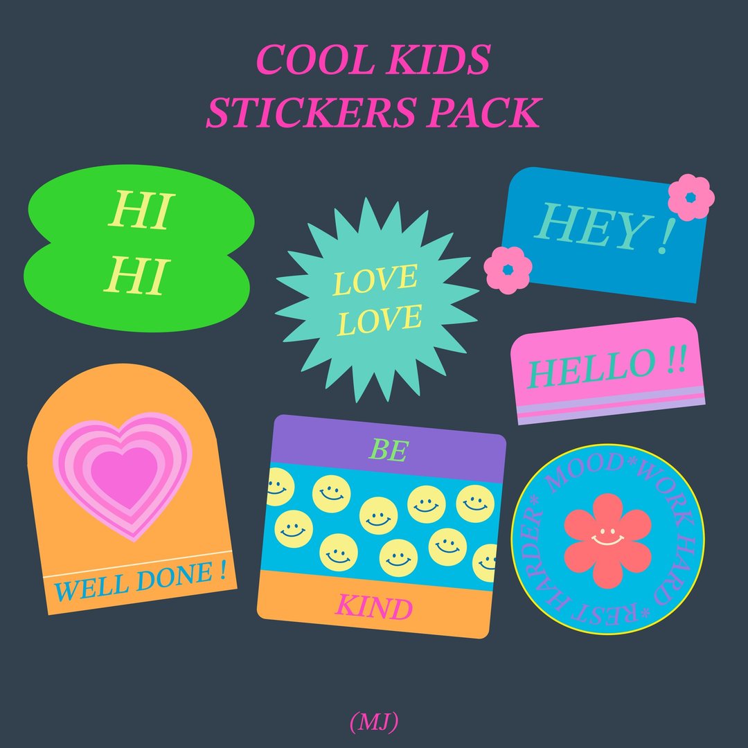 Cool Kids Sticker - 其他数码商品 - 其他材质 